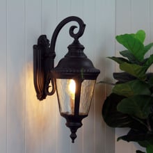 Black Merrin Aluminium Outdoor Wall Light